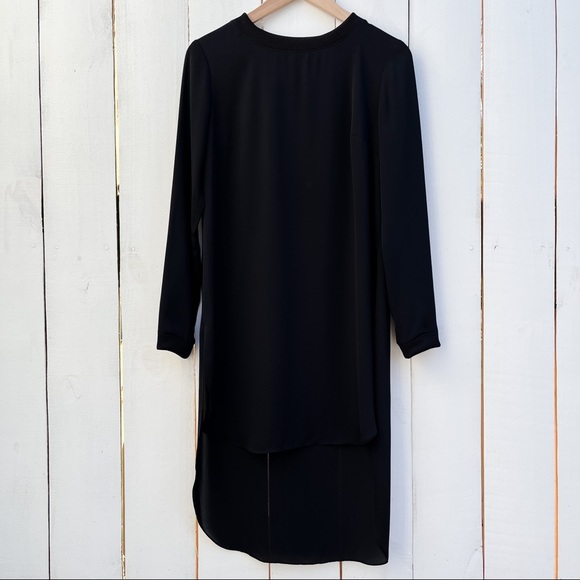 Amanda Uprichard Long Sleeve Black Tunic Dress Women’s Small - Picture 11 of 11
